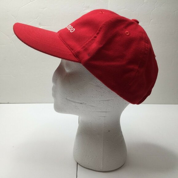 Vintage Head Shot UPS Softball 2000 Red Adjustable Baseball Cap Hat One Size - Picture 5 of 7